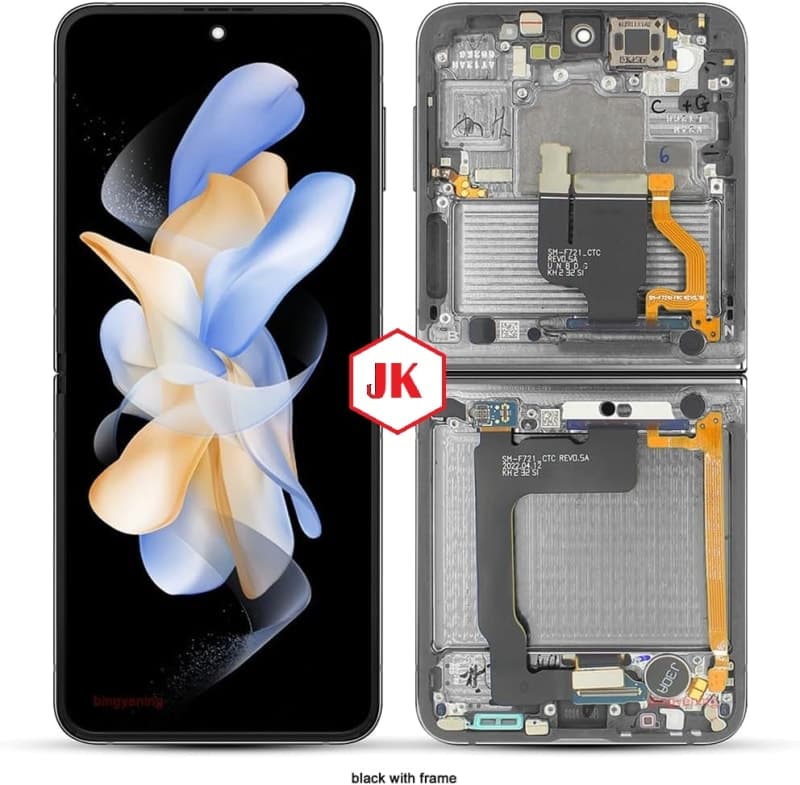 SAMSUNG Z FLIP 4 5G 2022 BLACK/ BOSPOKE NAVYINNER LCD